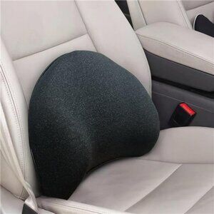 Memory foam lumbar support pillow for car seat office chair back pain relief